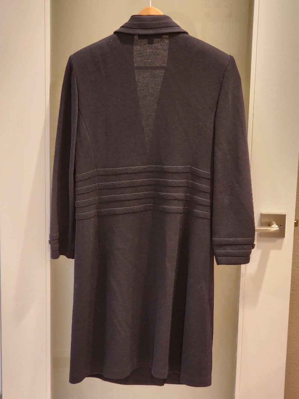 Excellent!!| US 10| ST JOHN: Mid-length Lightweight Fit&Flare Blazer Coat - Picture 3 of 16